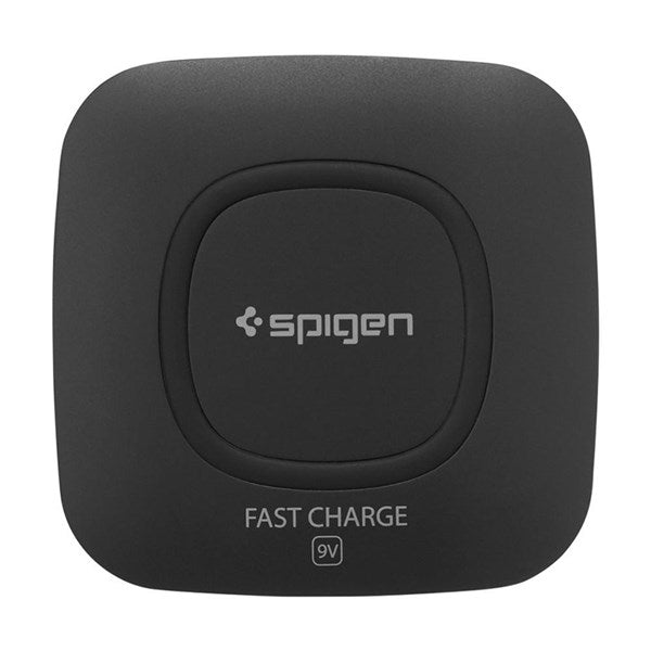 Spigen Essential F301W Wireless Fast Charger 9V Ultra Slim - Black