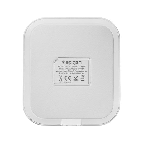 Spigen Essential F302W Wireless Charger 5W - White