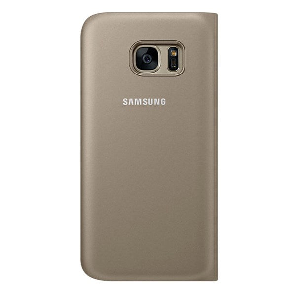 Samsung S View Case suits Samsung Galaxy S7 Edge - Gold