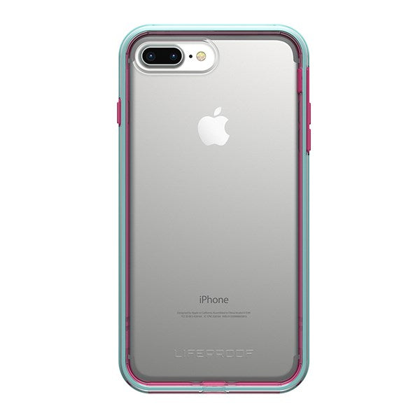 LifeProof Slam Case suits iPhone 8 Plus - Clear/Blue/Magenta