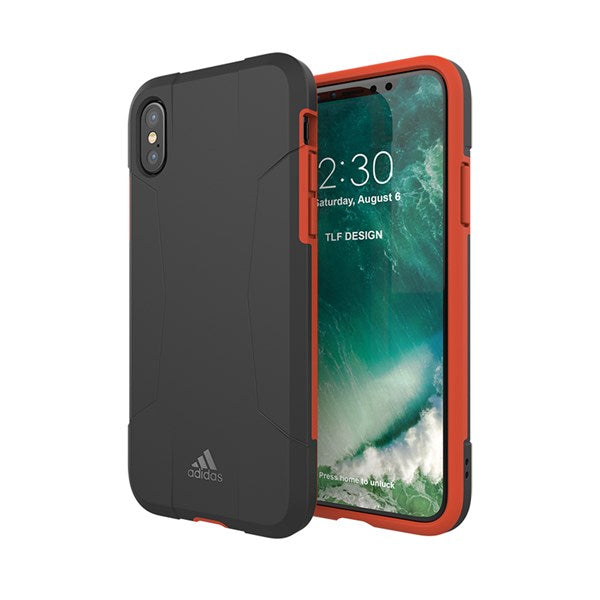 Adidas Performance Solo Case suits iPhone X - Black/Red