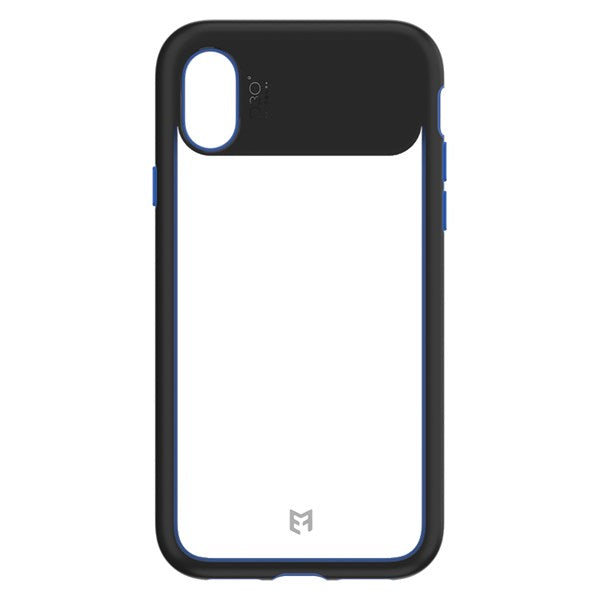 EFM Aspen D3O Case Armour suits iPhone X - Crystal/Black Blue