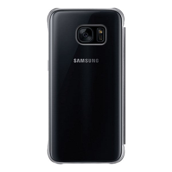 Samsung Clear View Case suits Samsung Galaxy S7 Edge - Black