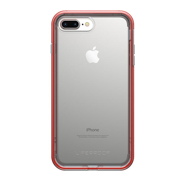 LifeProof Slam Case suits iPhone 8 Plus - Clear/Cherry/Sleet