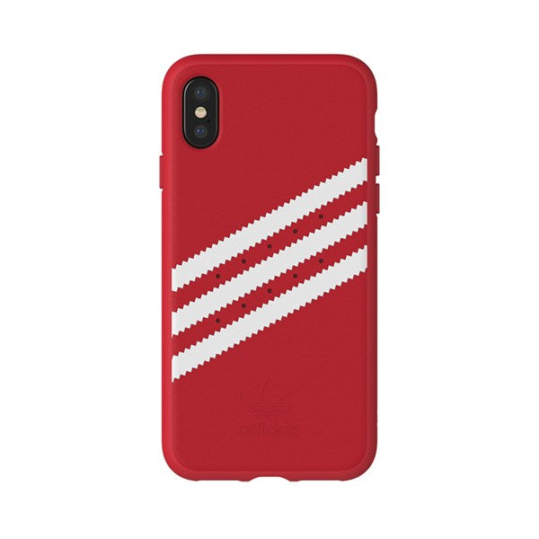 Adidas Originals Moulded Case suits iPhone X - Red/White