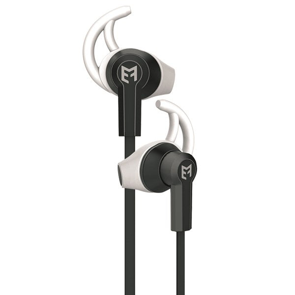 EFM Jura Wired Dynamic Audio Earbuds - Jet Black