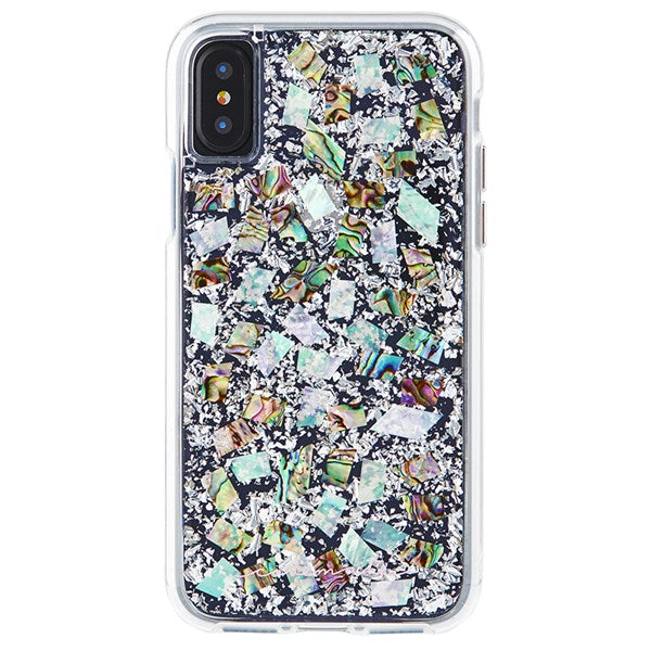 Case-Mate Karat Case suits iPhone X - Mother of Pearl