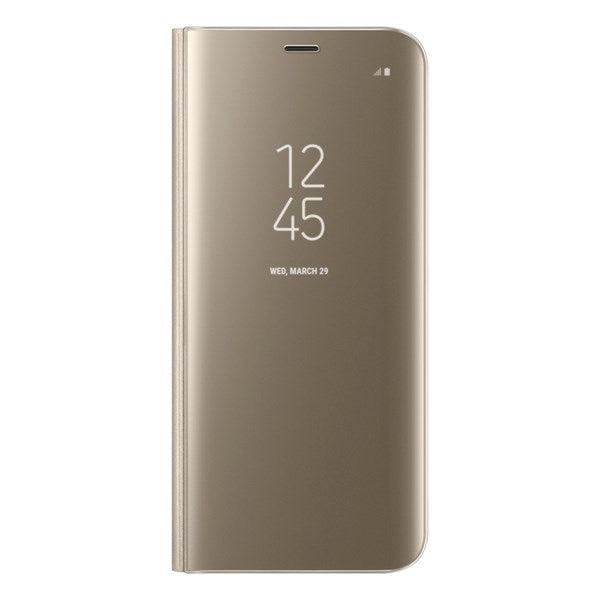 Samsung Clear View Cover with Stand suits Samsung Galaxy S8 - Gold