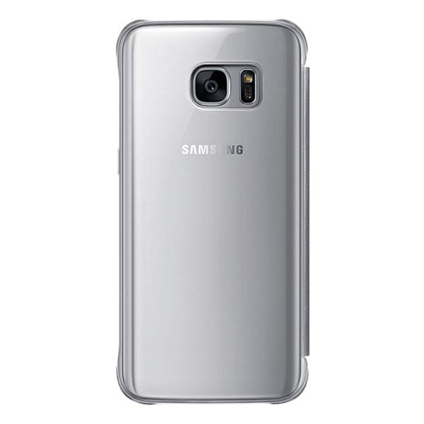 Samsung Clear View Case suits Samsung Galaxy S7 Edge - Silver