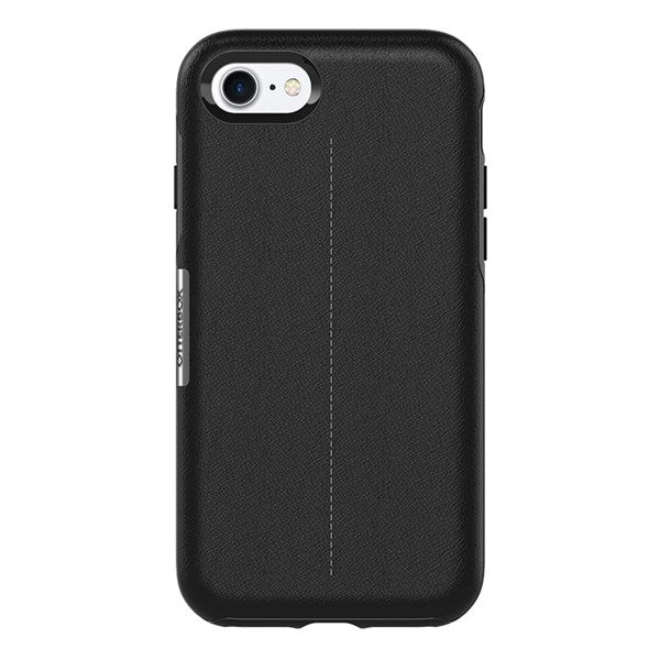 OtterBox Symmetry Leather Case suits iPhone 7/8 - Black/Black