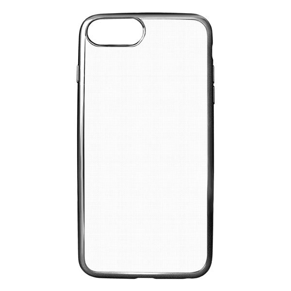 Cleanskin TPU Case Metalic Bumper iPhone 8 Plus, 7 Plus, 6S Plus, 6 Plus - Clear/Black