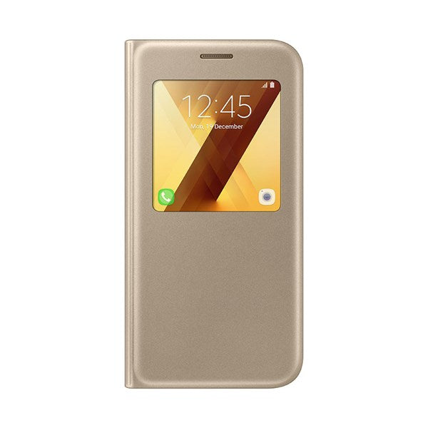 Samsung S View Standing Cover suits Samsung A5 2017 - Gold