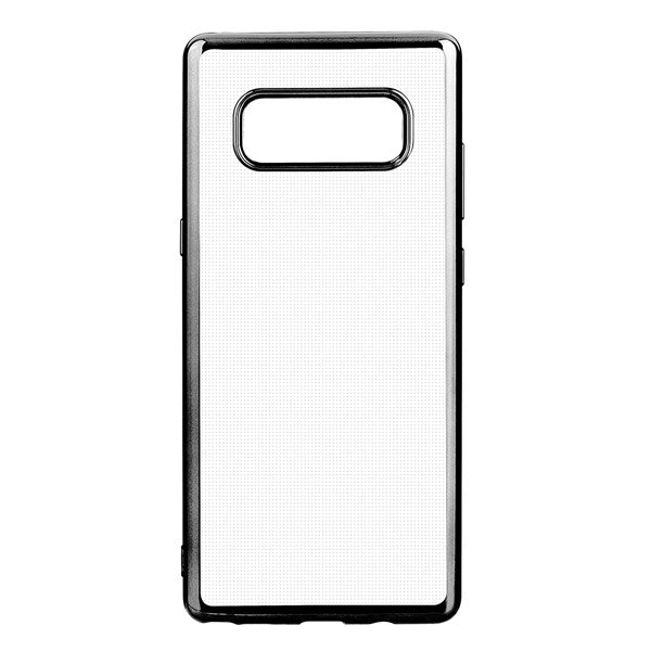 Cleanskin TPU Case Metalic Bumper Samsung Galaxy Note 8 - Clear/Black