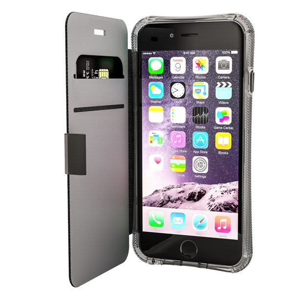 EFM Miami Wallet Case suits iPhone 8/7/6S/6 - Jet Black