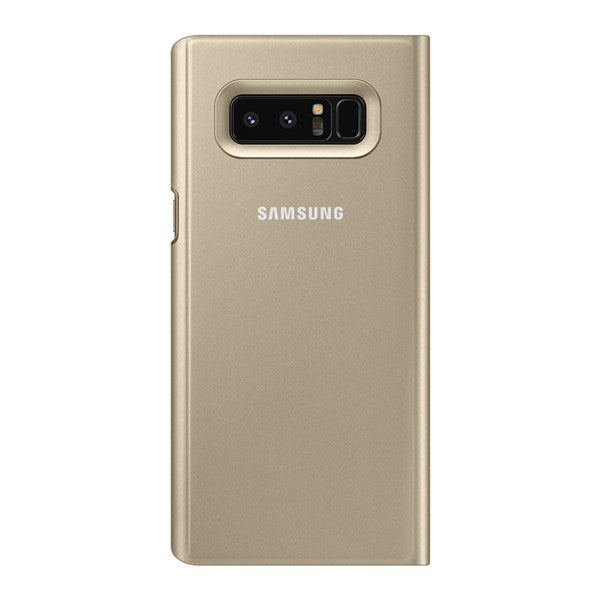 Samsung Clear View Standing Cover suits Galaxy Note 8 - Gold
