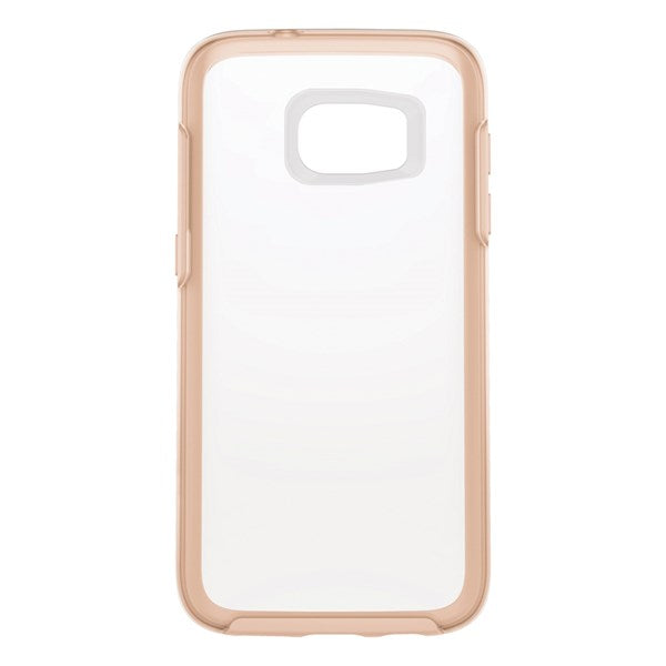 OtterBox Symmetry Clear Case suits Samsung Galaxy S7 - Clear/Roasted Tan