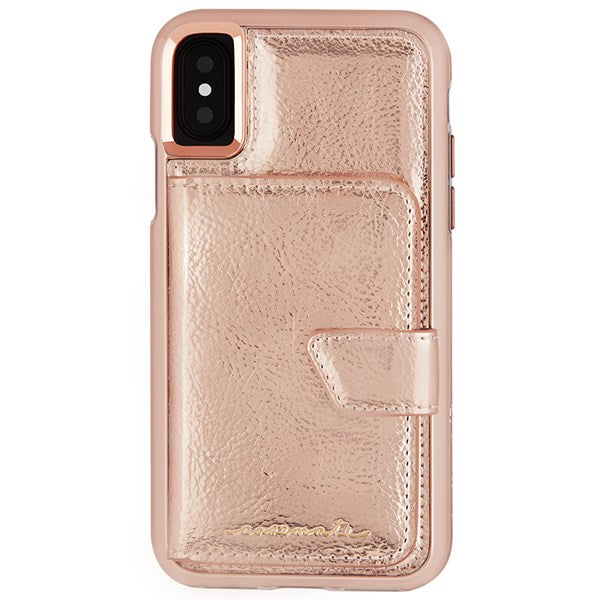 Case-Mate Compact Mirror Case suits iPhone X - Rose Gold