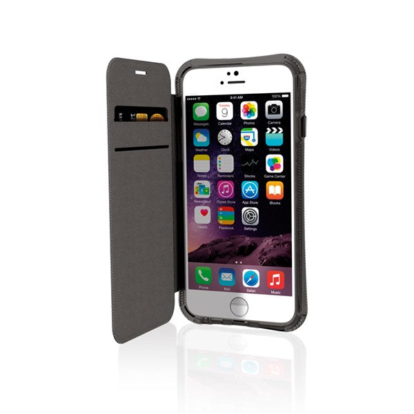 EFM Miami Wallet Case suits iPhone 6 Plus/6S Plus - Jet Black