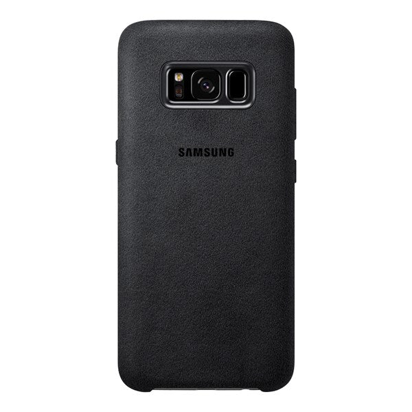 Samsung Alcantara Case suits Samsung Galaxy S8 - Dark Grey