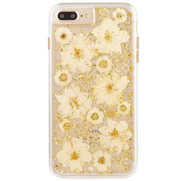 Case-Mate Karat Petals Case suits iPhone 6 Plus/6S Plus/7 Plus/8 Plus - White
