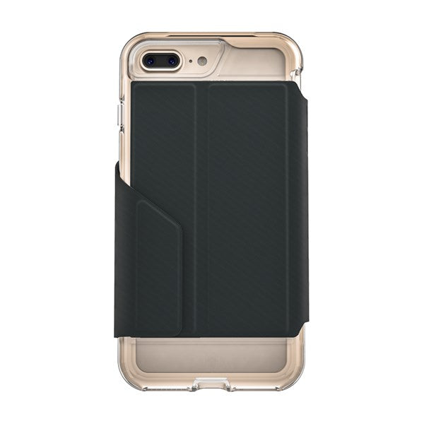 EFM Monaco D3O Wallet Case suits iPhone 7 Plus/8 Plus - Crystal/Gold