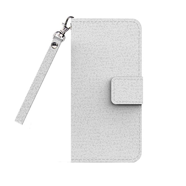 Cleanskin Flip Wallet with Mag-Latch Hard Shell suits iPhone 8 Plus/7 Plus/6S Plus/6Plus - White