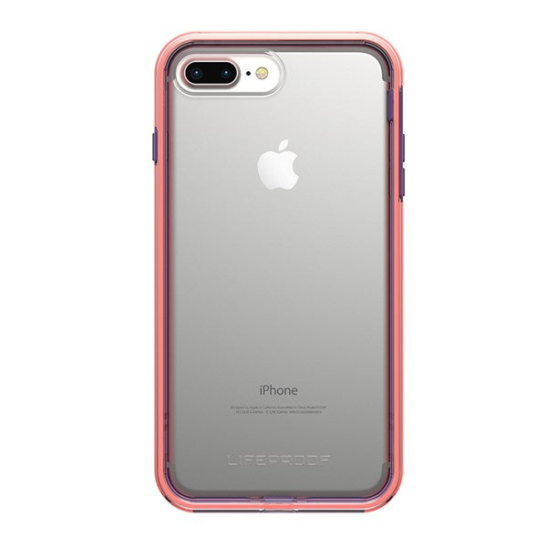 LifeProof Slam Case suits iPhone 8 Plus - Clear/Coral/Lilac