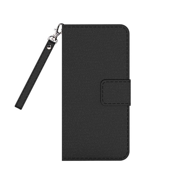 Cleanskin Flip Wallet with Mag-Latch Hard Shell suits iPhone 7/8 - Black