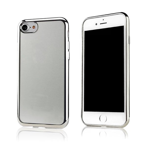 Cleanskin TPU Case Metalic Bumper iPhone 7/8- Silver
