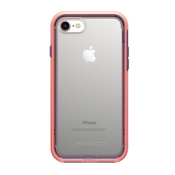 LifeProof Slam Case suits iPhone 8 - Clear/Coral/Lilac