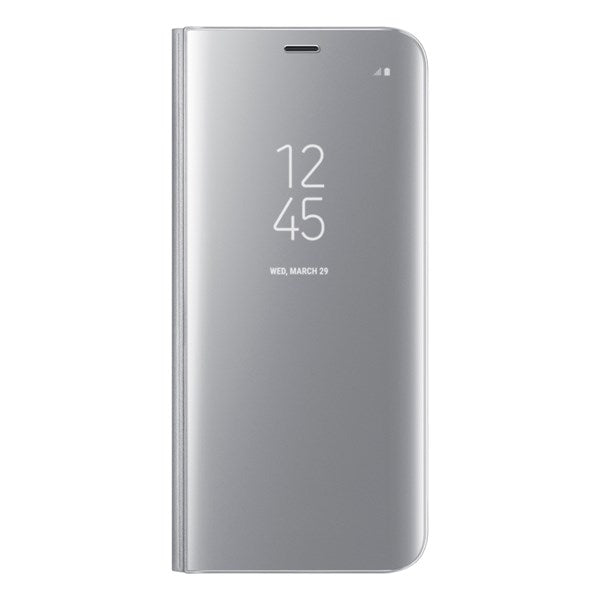 Samsung Clear View Cover with Stand suits Samsung Galaxy S8 - Silver
